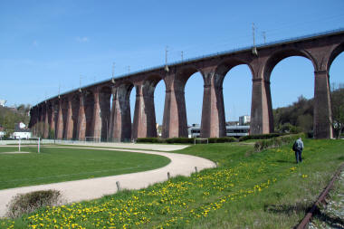 Barentin Viaduct. Copyright Bill Barksfield 2010