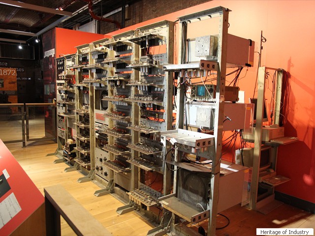 "Baby" the first electronic stored program computer at the Museum of Science and Industry