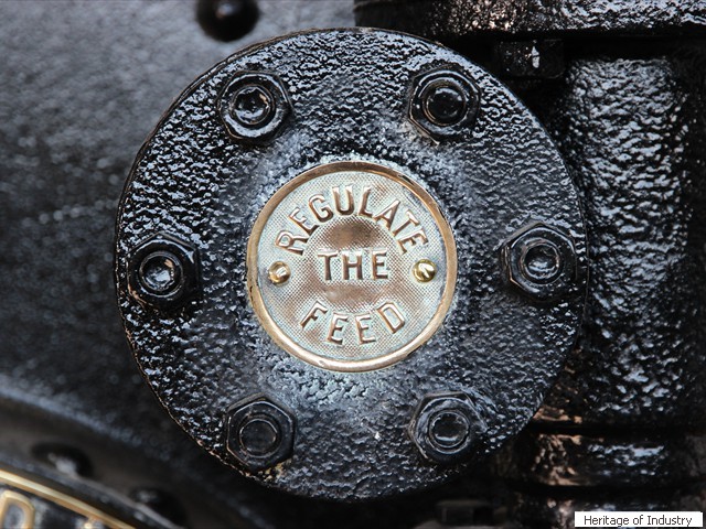 Detail of a steam engine at the NWM