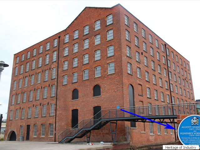 Building where AVRO was started in Ancoats