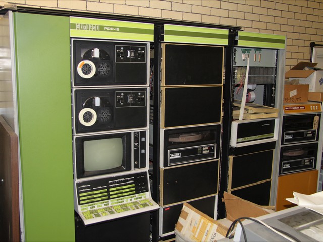 Blythe House - Amongst many early computers a DEC PDP-12