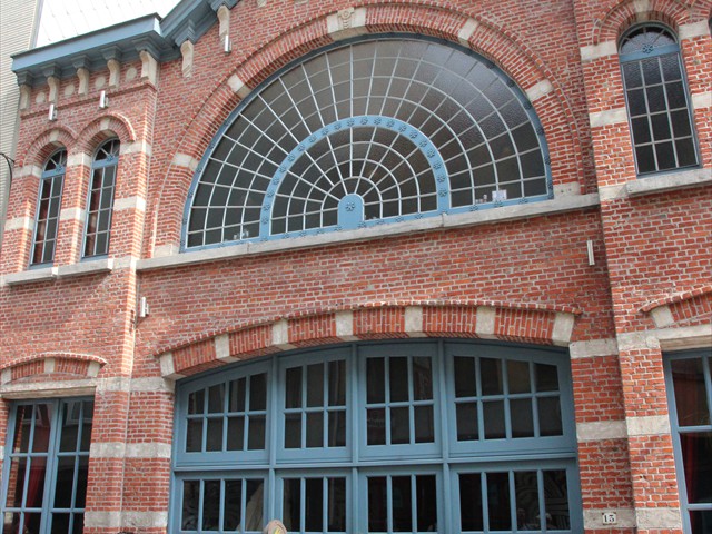 Ostend - Den Artiest, built as the warehouse for a glass factory